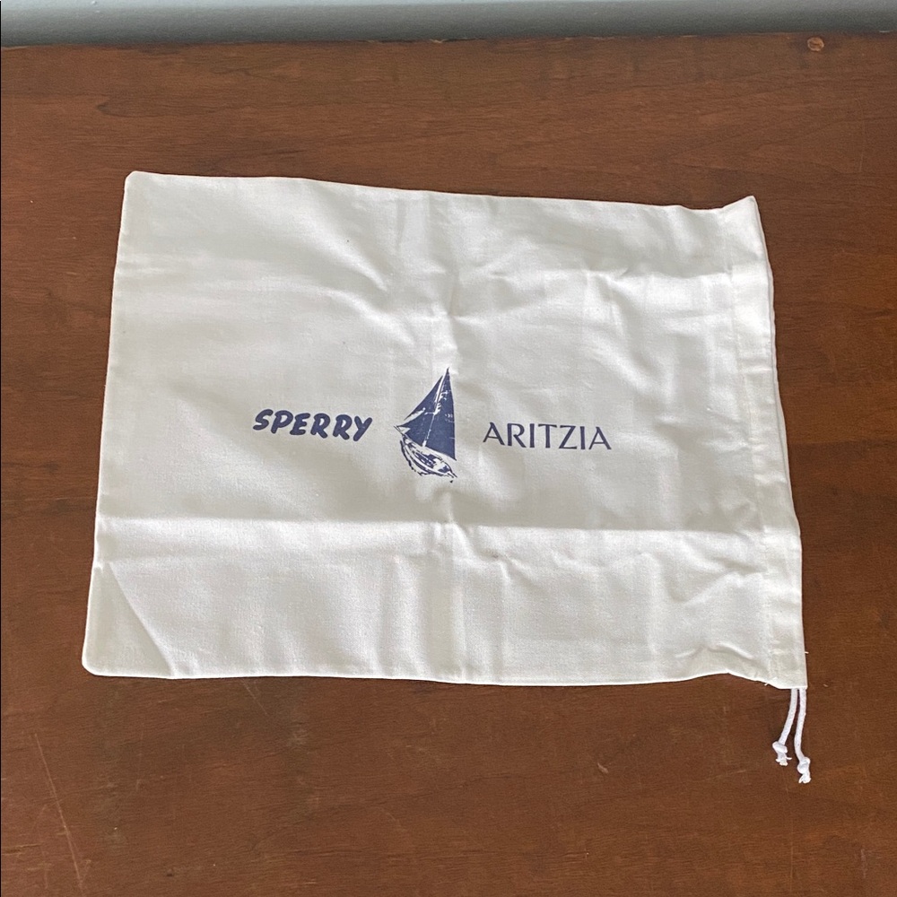 Sperry Aritzia Drawstring Shoe Dust Bag new unused condition for  travel storage